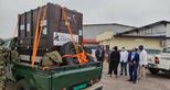 Joshi the gorilla was transferred by truck to the reserve