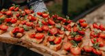 Wedding reception catering at Port Lympne Hotel & Reserve in Kent